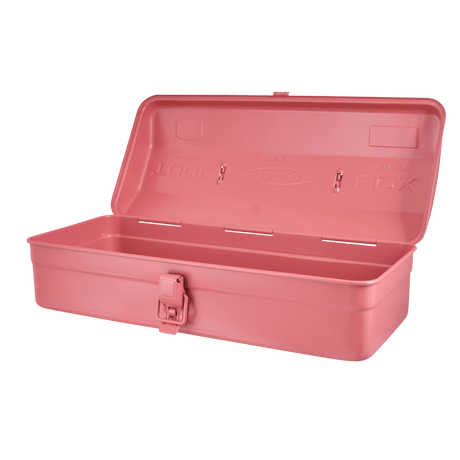 TOYO Camber-top Toolbox Y-350 P0 (Living coral) - Tool Bags Boxes and Rolls - Japanese Tools Australia