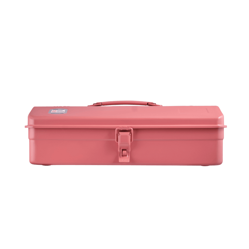 TOYO Camber-top Toolbox Y-350 P0 (Living coral) - Tool Bags Boxes and Rolls - Japanese Tools Australia