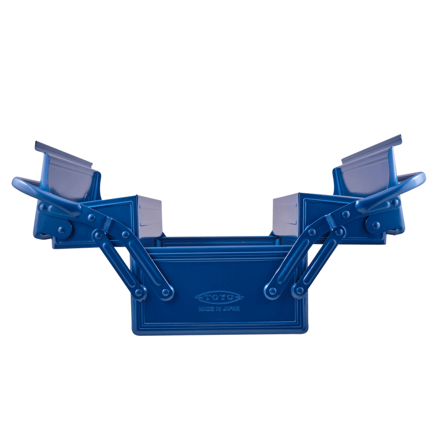 TOYO Cantilever Toolbox GL-350 B (Blue) - Tool Bags Boxes and Rolls - Japanese Tools Australia