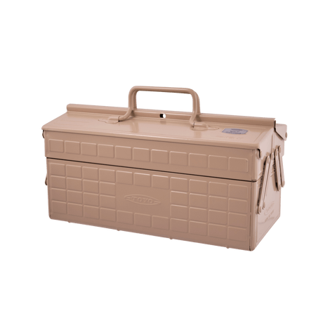 TOYO Cantilever Toolbox ST-350 BG (Beige) - Tool Bags Boxes and Rolls - Japanese Tools Australia