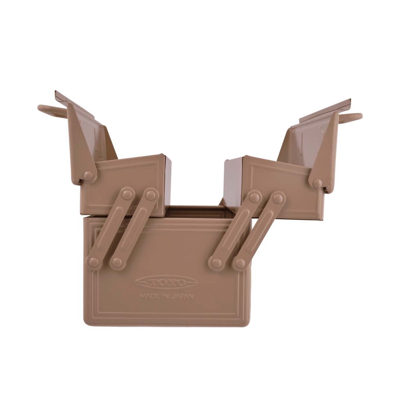 TOYO Cantilever Toolbox ST-350 BG (Beige) - Tool Bags Boxes and Rolls - Japanese Tools Australia