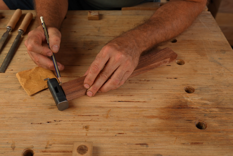 Christian Makes a Hammer Handle