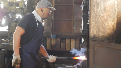 Forging with Ouchi-san