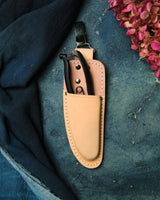Handmade Secateurs 180mm and leather Holster