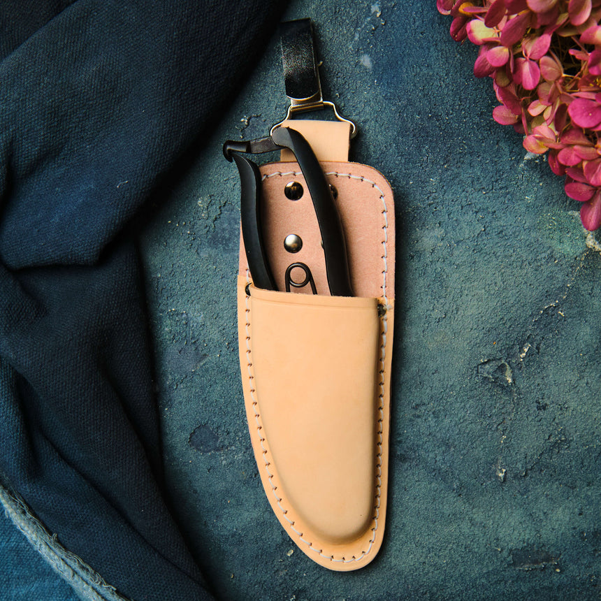 Handmade Secateurs 180mm and leather Holster