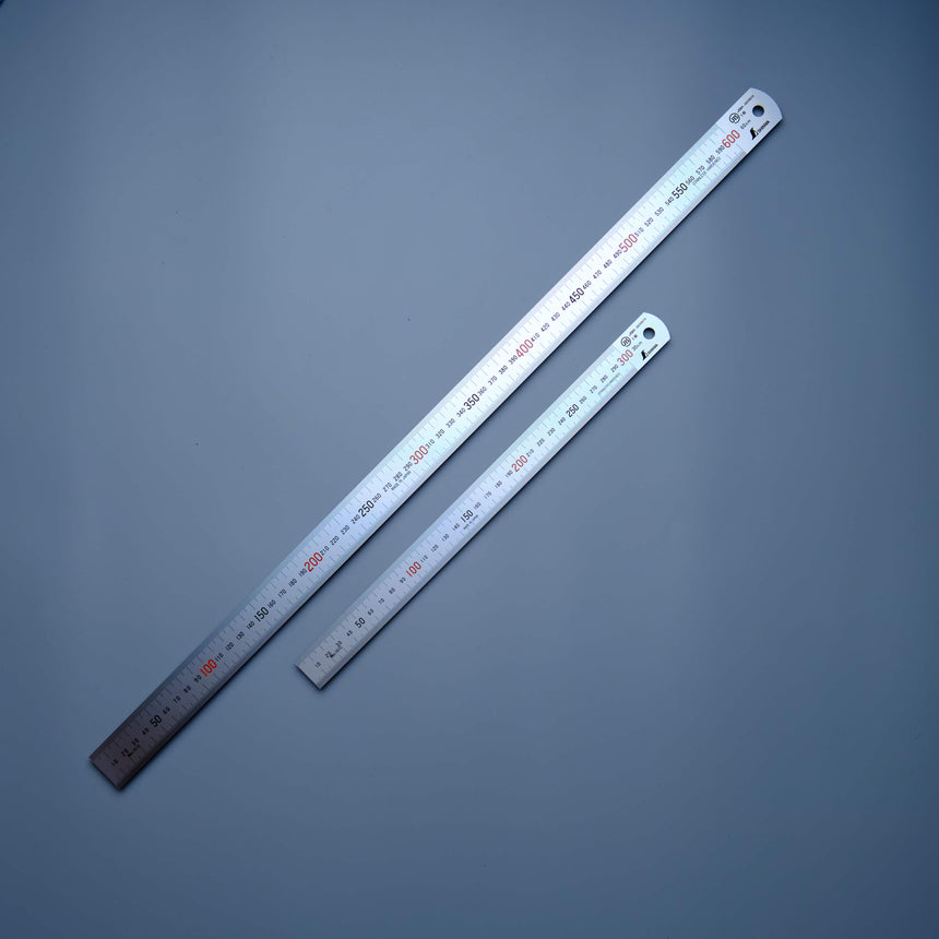 60cm Hard Chrome Finish Stainless Steel Rule