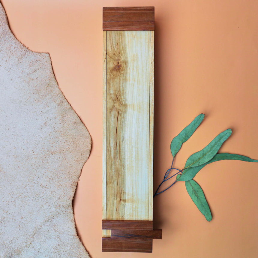 Handmade Wooden Knife Box - Large