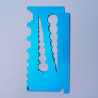 Aluminum Bolt and Nut Gauge - Blue