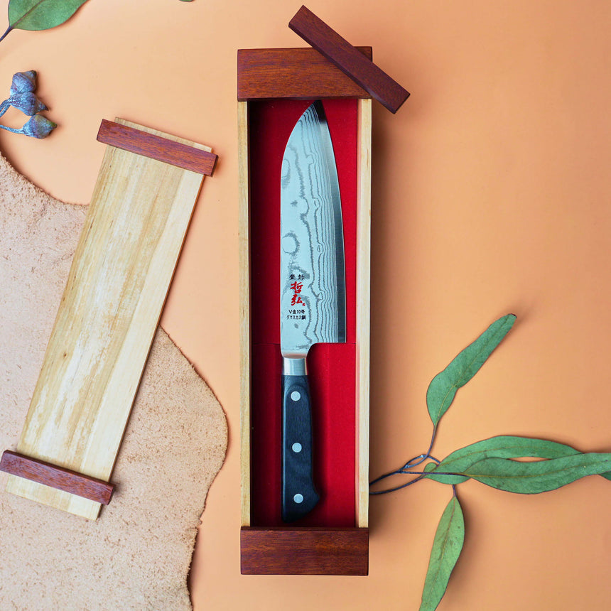 Handmade Wooden Knife Box - Medium