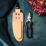 Handmade Secateurs 180mm and leather Holster
