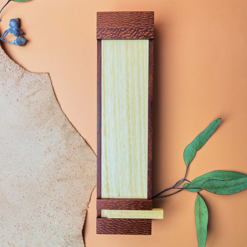 Handmade Wooden Knife Box - Medium