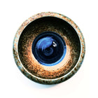 Brown and Blue Glazed Ikebana Vase