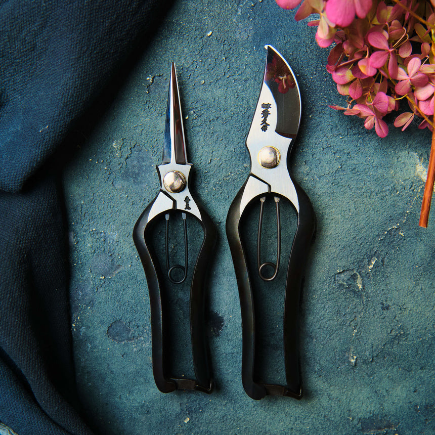 Handmade Japanese Secateurs & Budding Snips 200mm