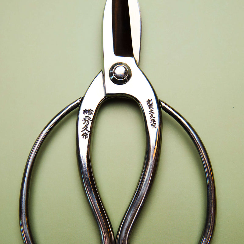 Handmade Japanese Stainless Steel Ikebana Scissors