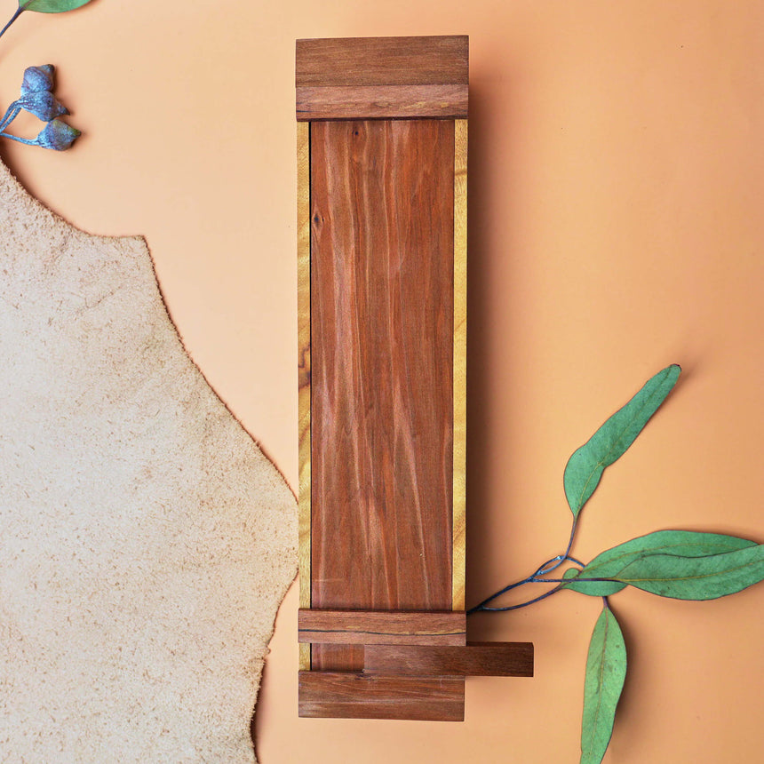 Handmade Wooden Knife Box - Medium