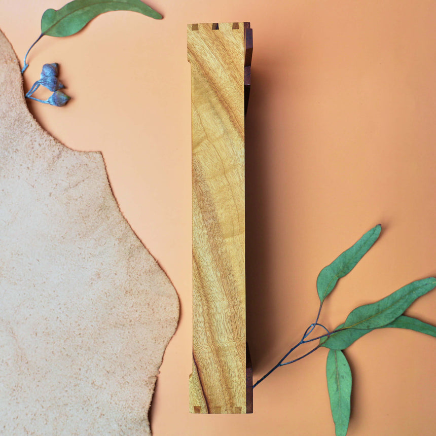 Handmade Wooden Knife Box - Medium