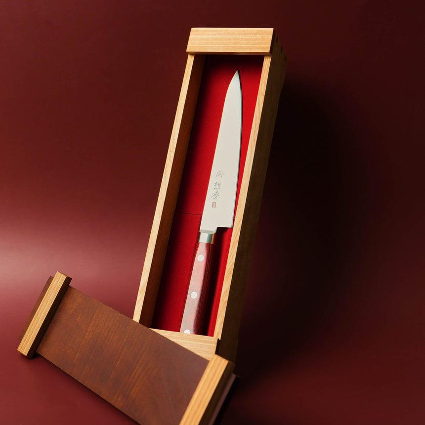 Wooden Knife Box Set | Rose Mahogany & Coachwood