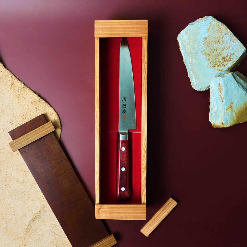 Wooden Knife Box Set | Rose Mahogany & Coachwood