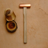 Copper 8-Kaku Hammer 300g by SUSA with White Oak handle