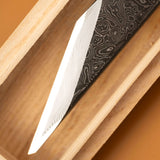 Mokume Damascus Kiridashi by Tasai-san - Right Handed