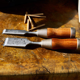 Damascus Tanryu Nomi Chisels