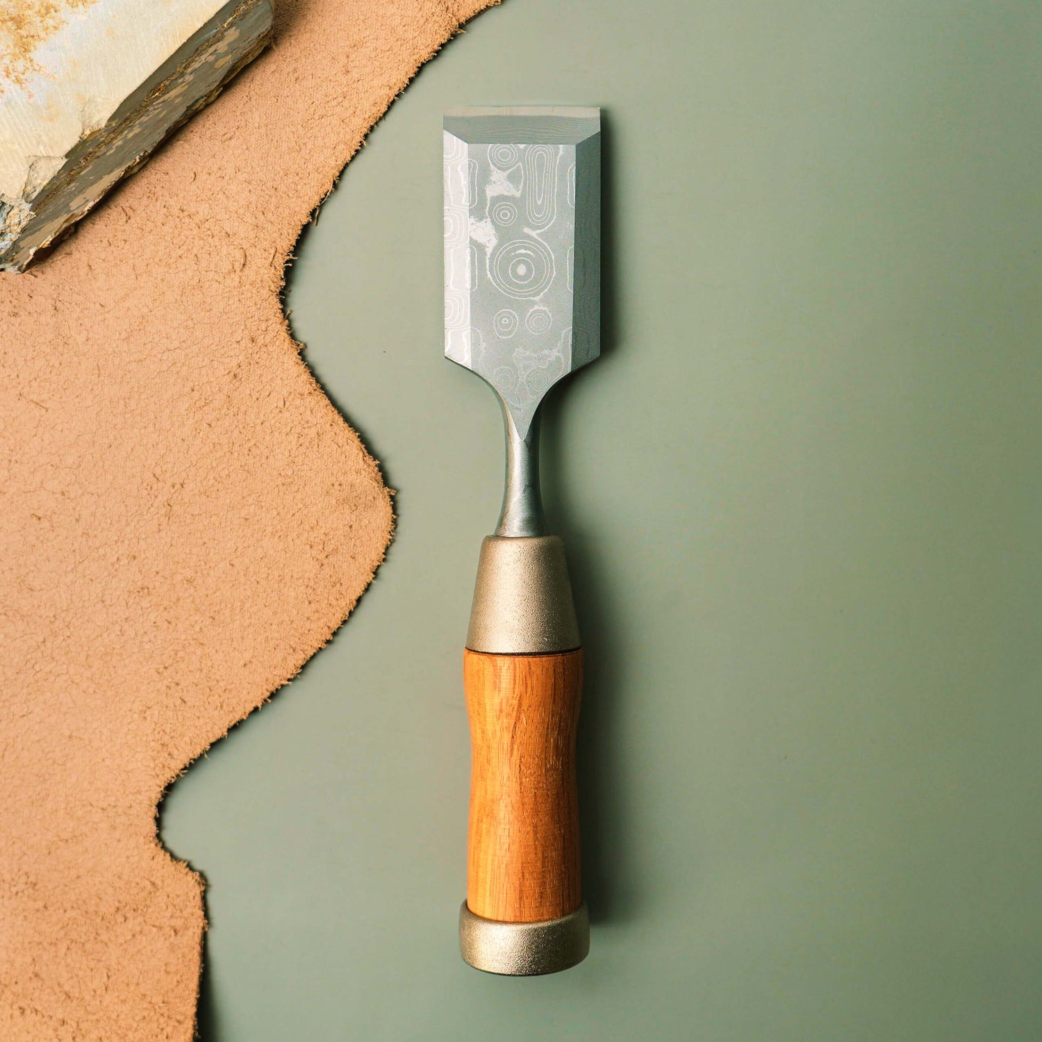 Damascus Tanryu Nomi Chisels
