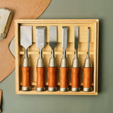 Damascus Tanryu Nomi Chisels