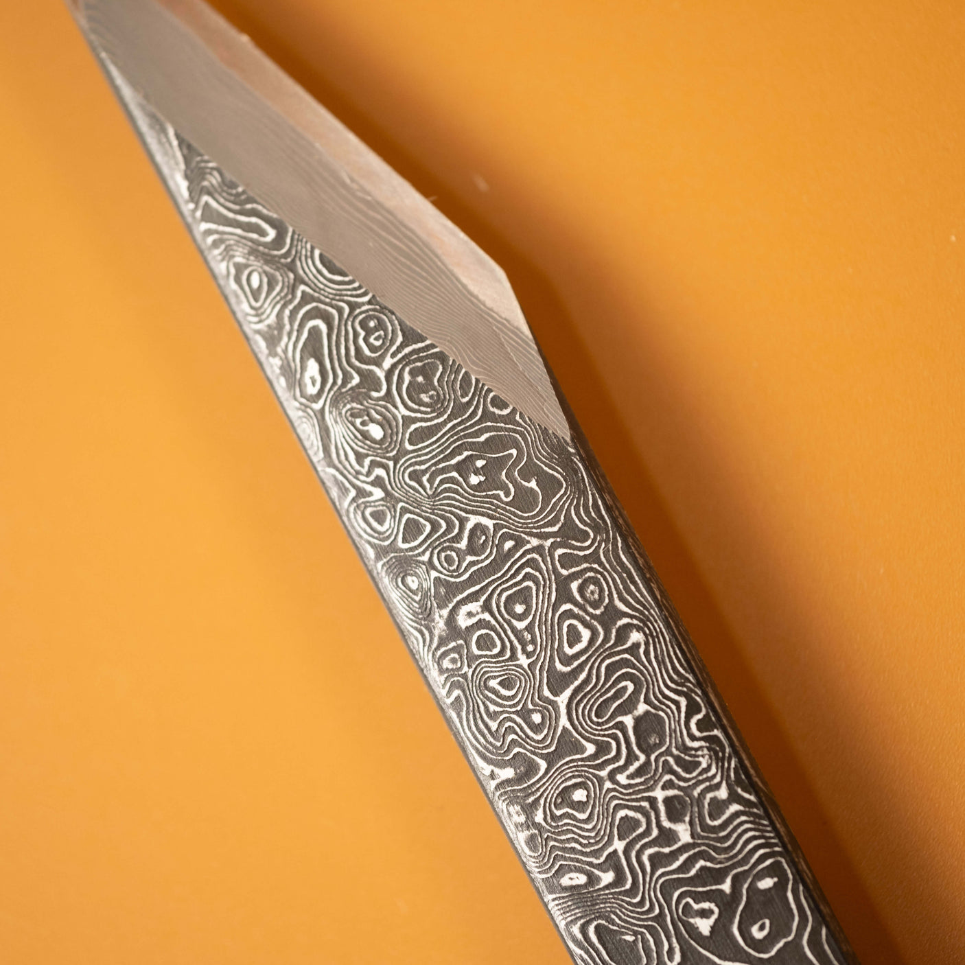 Mokume Damascus Kiridashi by Tasai-san - Right Handed