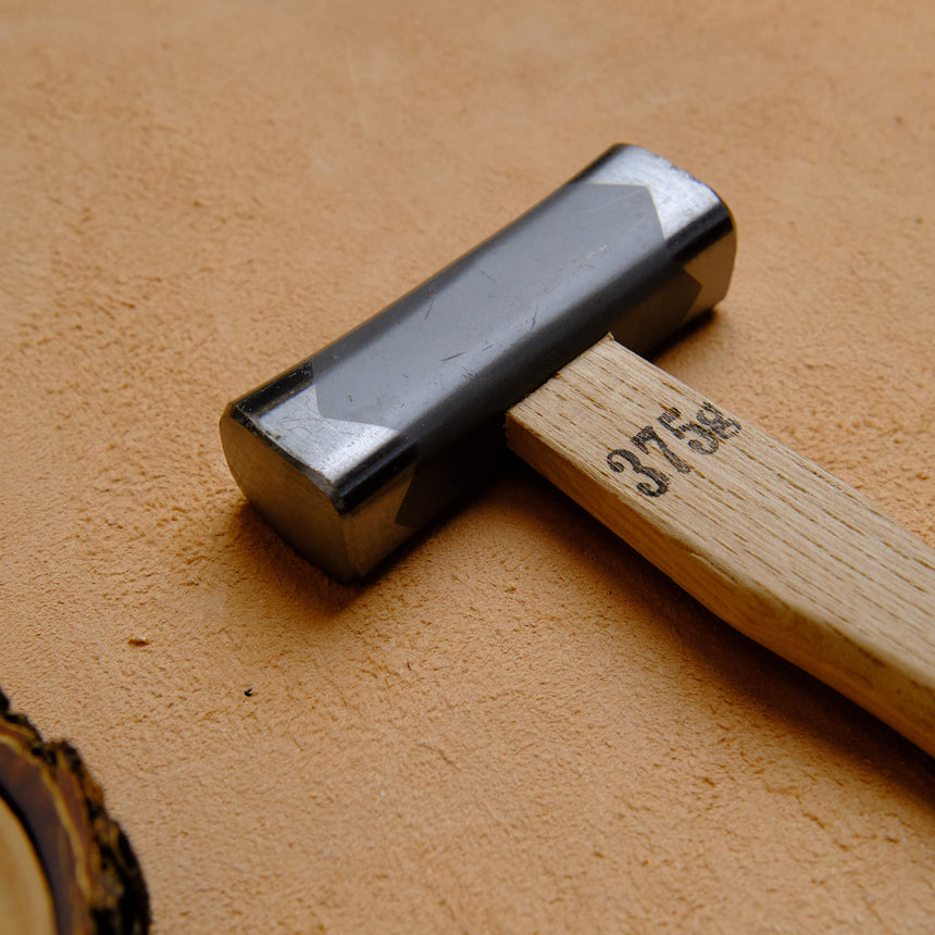 4-kaku Genno Hammer 375g with White Oak Handle