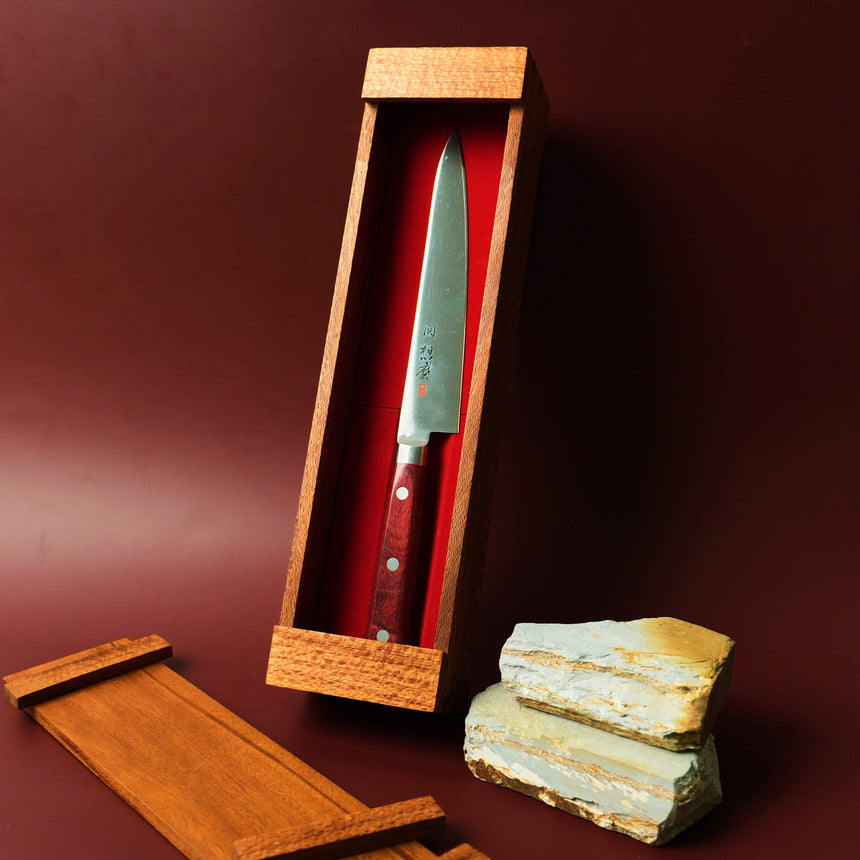 Wooden Knife Box Set | Rose Mahogany & Banksia