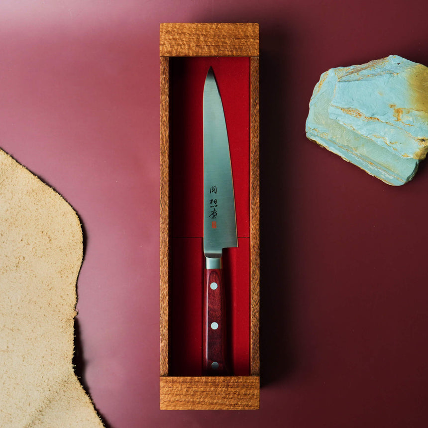 Wooden Knife Box Set | Rose Mahogany & Banksia