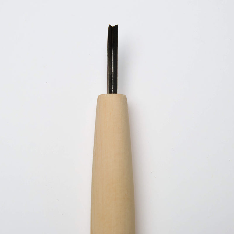 HSS Round Bottom curve V-gouge skew 3mm