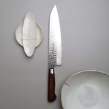 Hammered Damascus Gyuto Chef Knife - 210mm