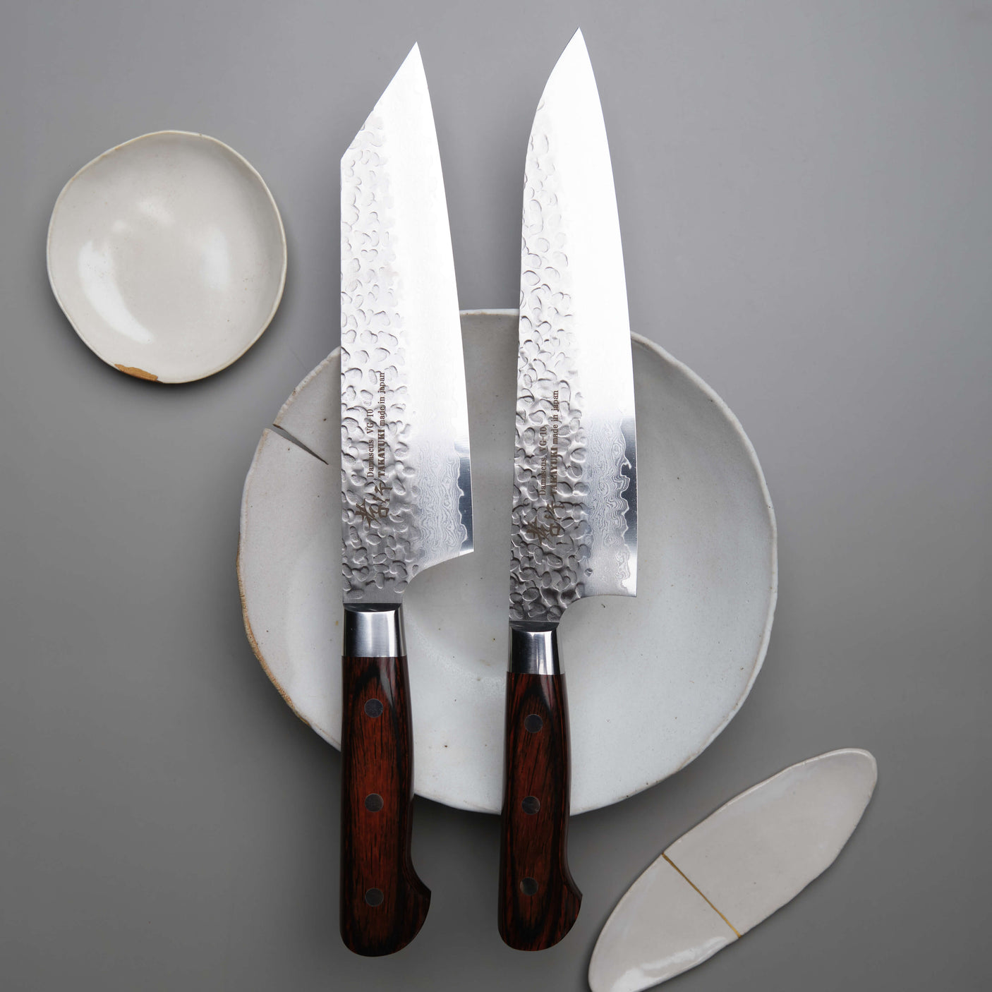 Hammered Damascus Gyuto Chef Knife - 210mm