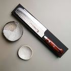 Hammered Damascus Nakiri Chef Knife - 160mm