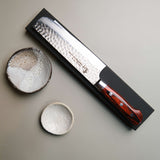 Hammered Damascus Nakiri Chef Knife - 160mm