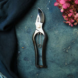Handmade Secateurs  200mm and leather  Holster
