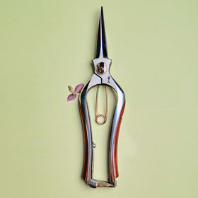 Handmade Japanese Bubinga Handle Snips - 200mm