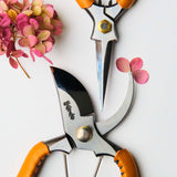 Tan Leather Secateurs & Snips Set - 180mm