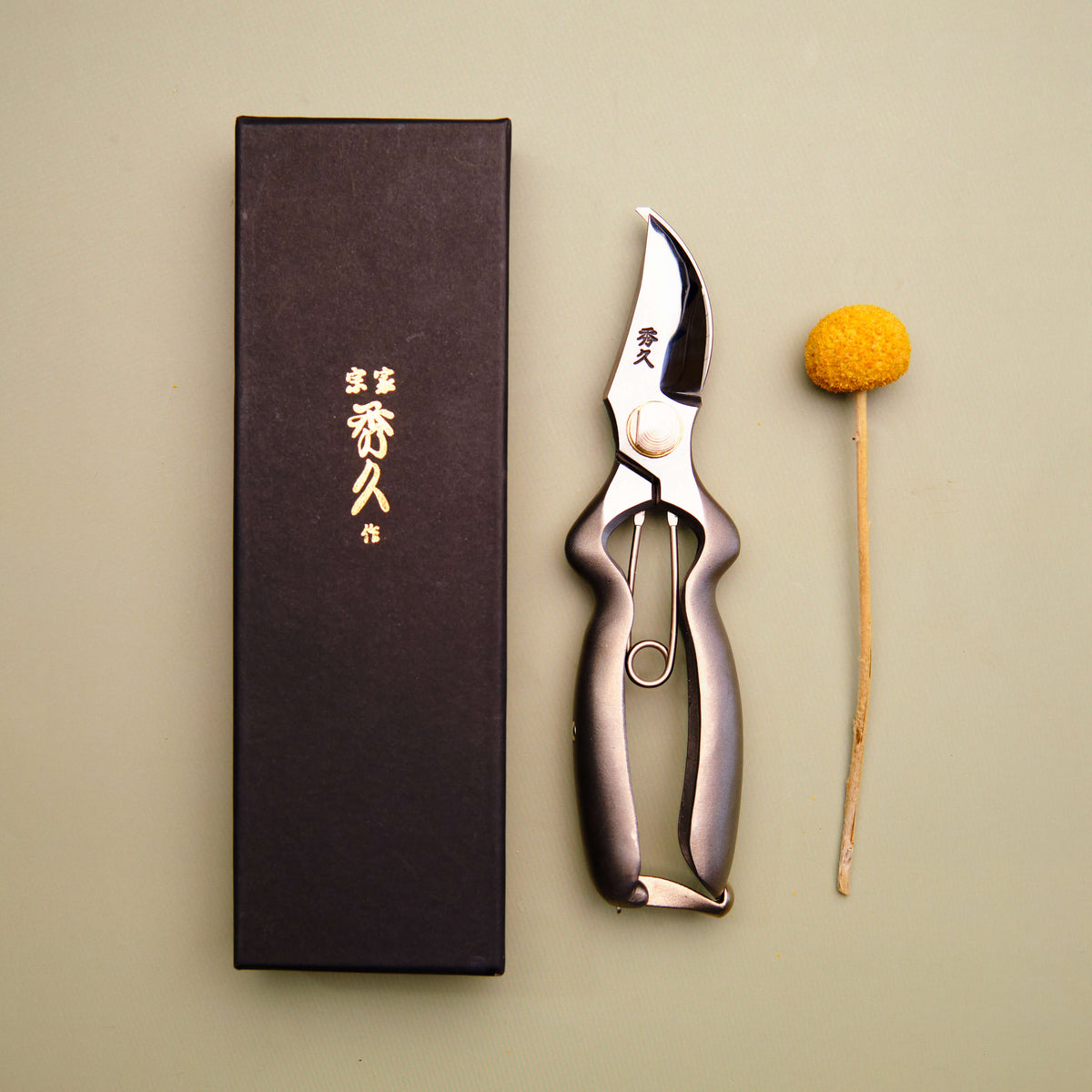 Handmade Japanese Stainless Steel Secateurs - 165mm