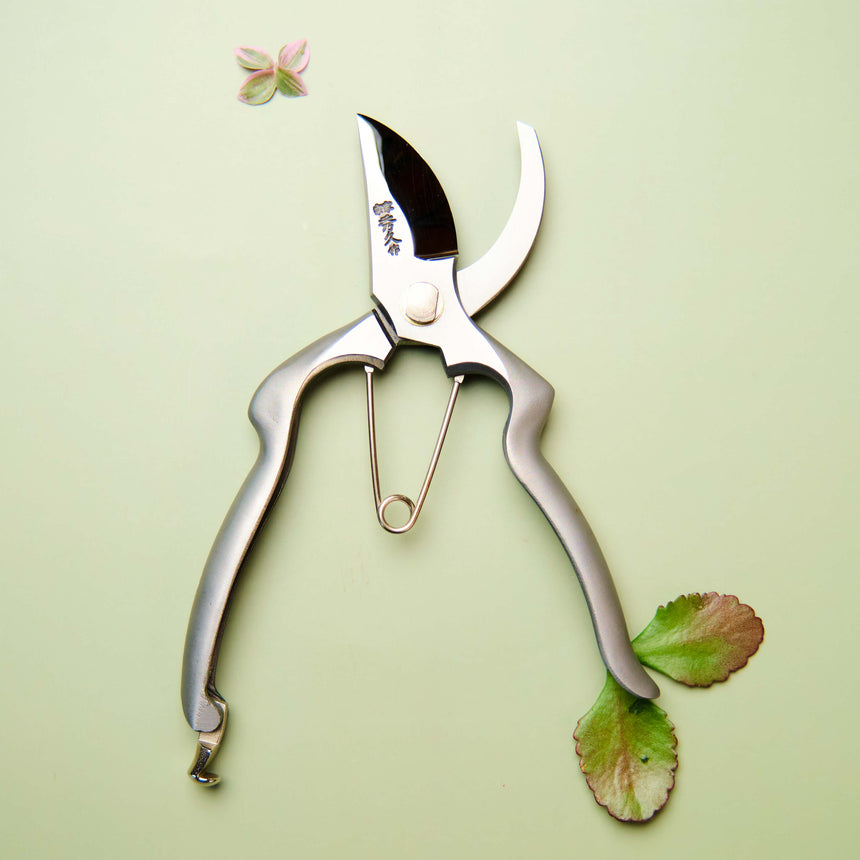 Handmade Japanese Stainless Steel Secateurs - 200mm