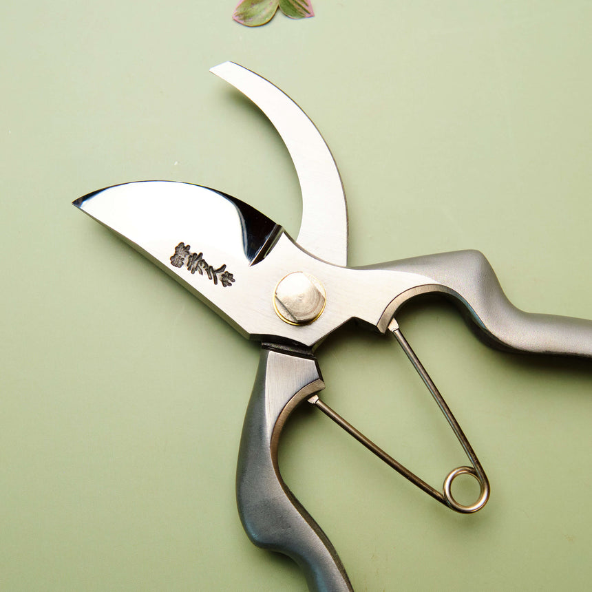Handmade Japanese Stainless Steel Secateurs - 200mm