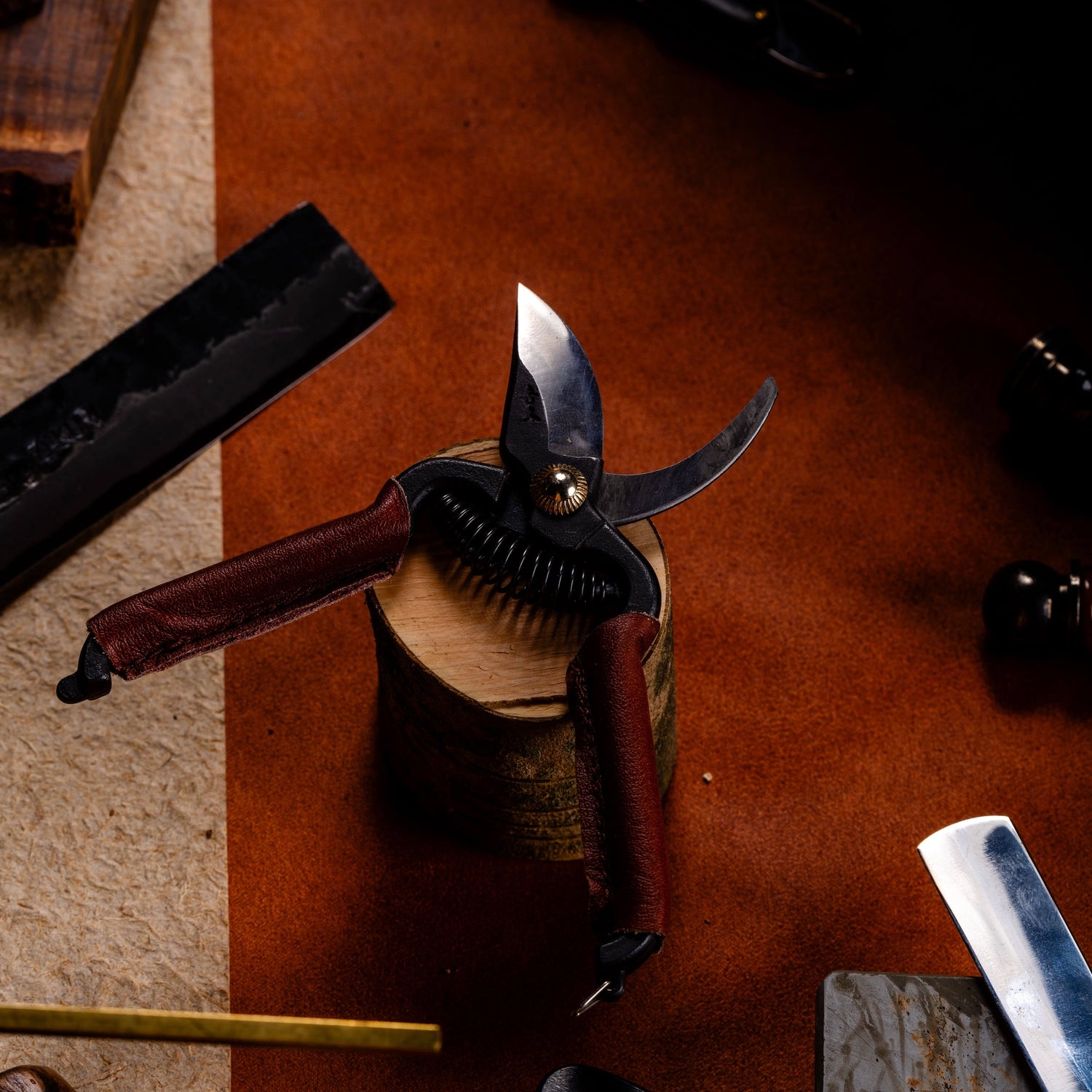 Handmade Japanese Mini Secateurs - 140mm