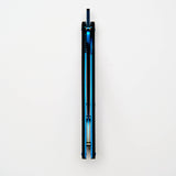 Hikari Folding Steak Knife, D2 Blue Titanium Blade