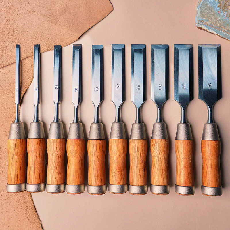Hybrid Chisels 10pc Set - with Micro Bevel