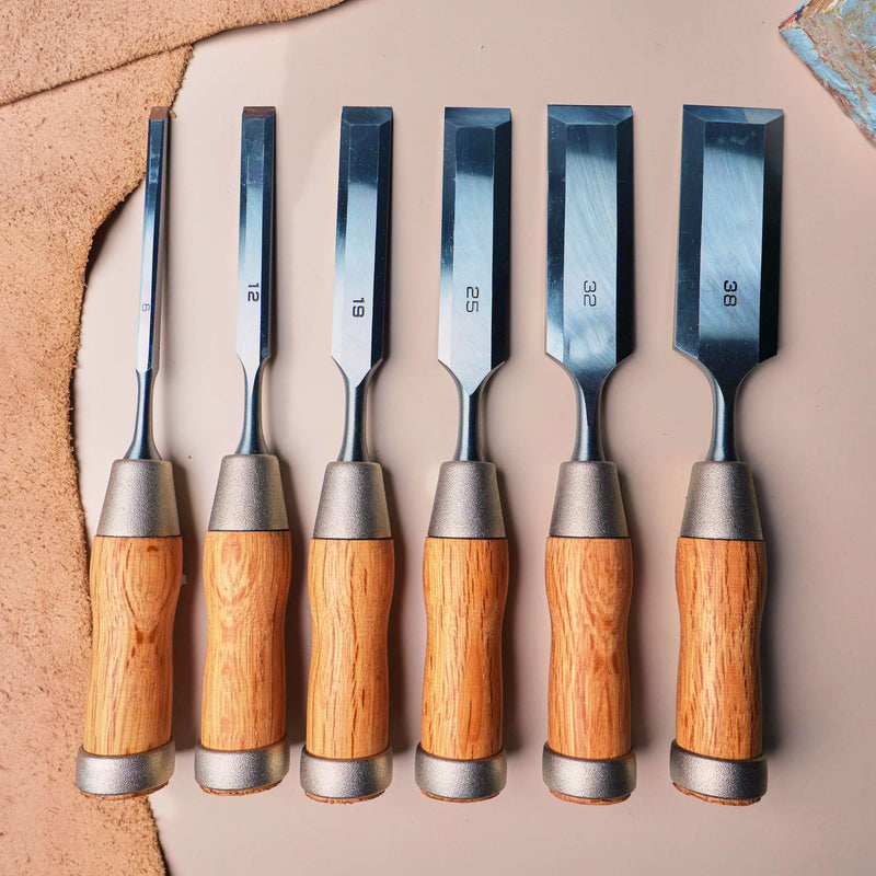 Hybrid Chisels 6pc Set - with Micro Bevel