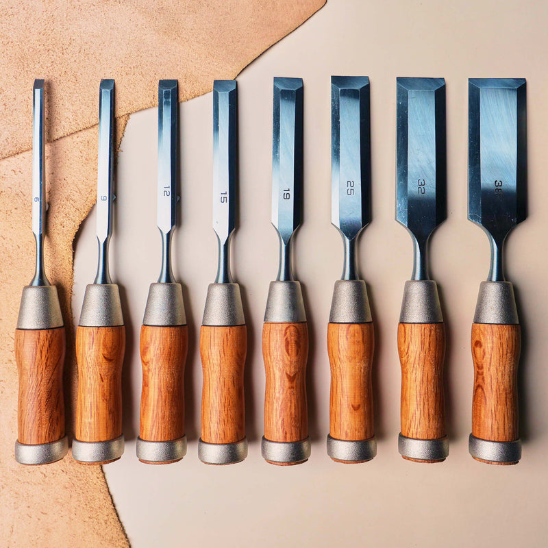 Hybrid Chisels 8pc Set - with Micro Bevel
