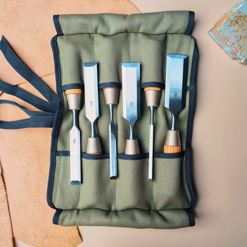 Hybrid Chisels 6pc Set - with Micro Bevel