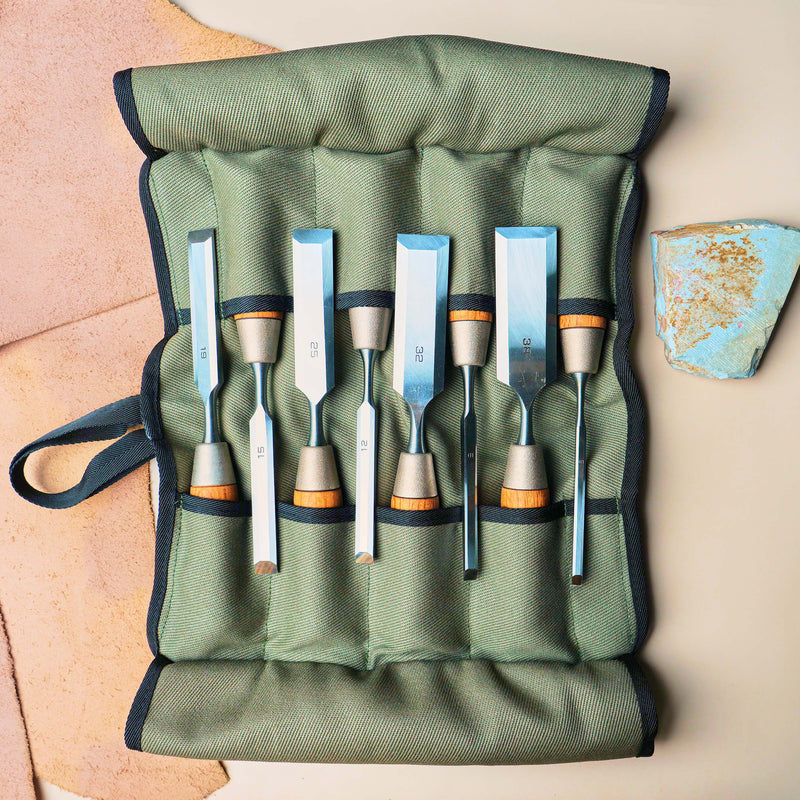 Hybrid Chisels 8pc Set - with Micro Bevel