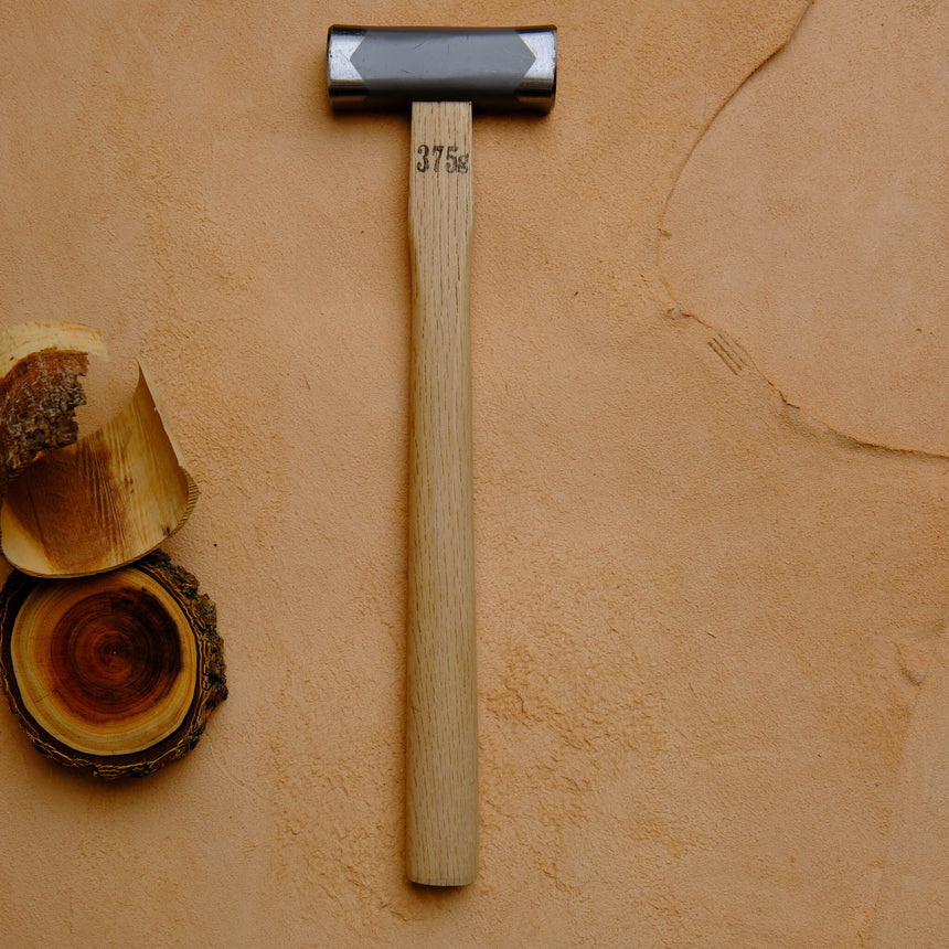 4-kaku Genno Hammer 375g with White Oak Handle